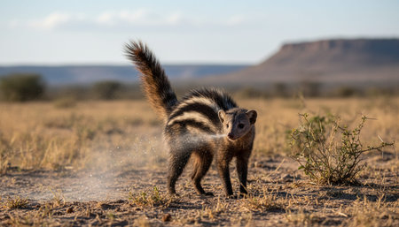 Wildlife Photography with Natural Backgroundの写真素材