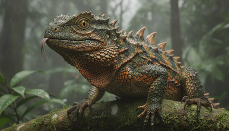 Wildlife Photography with Natural Backgroundの写真素材