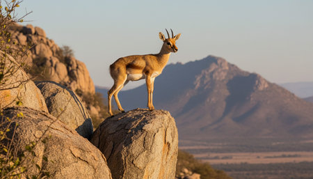 Wildlife Photography with Natural Backgroundの写真素材