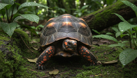 Wildlife Photography with Natural Backgroundの写真素材