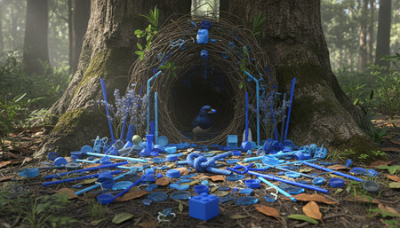 Wildlife Photography with Natural Backgroundの写真素材