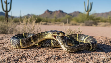 Wildlife Photography with Natural Backgroundの写真素材