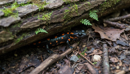 Wildlife Photography with Natural Backgroundの写真素材