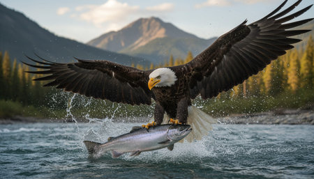 Wildlife Photography with Natural Backgroundの写真素材