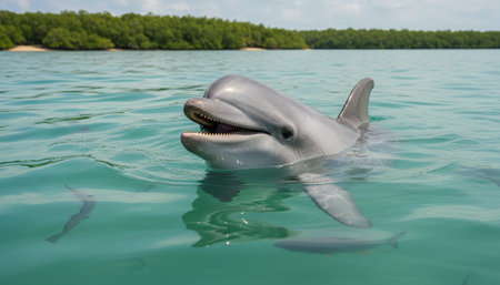 Wildlife Photography with Natural Backgroundの写真素材