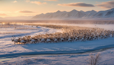 Wildlife Photography with Natural Backgroundの写真素材