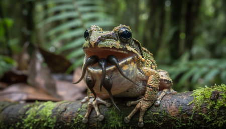 Wildlife Photography with Natural Backgroundの写真素材