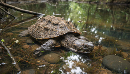 Wildlife Photography with Natural Backgroundの写真素材