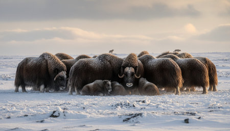 Wildlife Photography with Natural Backgroundの写真素材