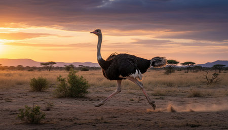 Wildlife Photography with Natural Backgroundの写真素材