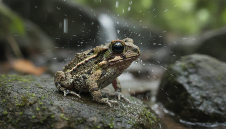 Wildlife Photography with Natural Backgroundの写真素材