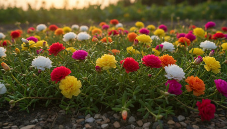 Floral Nature Photography with Natural Backgroundの写真素材