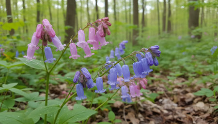 Floral Nature Photography with Natural Backgroundの写真素材