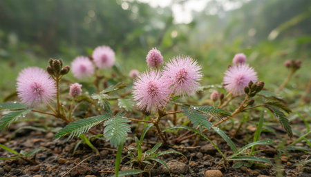 Floral Nature Photography with Natural Backgroundの写真素材