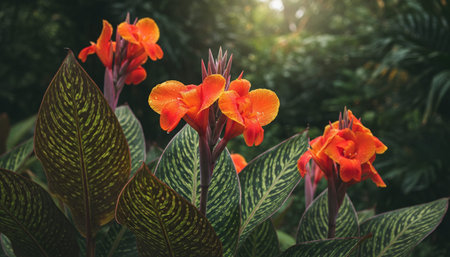 Floral Nature Photography with Natural Backgroundの写真素材