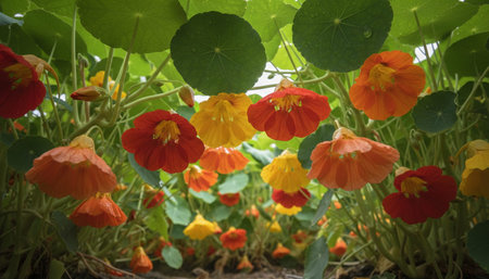 Floral Nature Photography with Natural Backgroundの写真素材