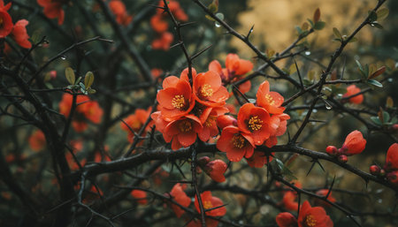 Floral Nature Photography with Natural Backgroundの写真素材