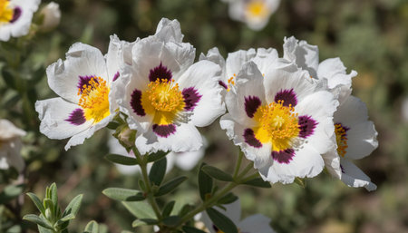 Floral Nature Photography with Natural Backgroundの写真素材
