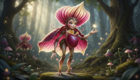 Floral Nature Photography with Natural Backgroundの写真素材