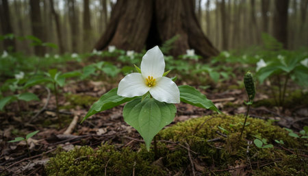 Floral Nature Photography with Natural Backgroundの写真素材