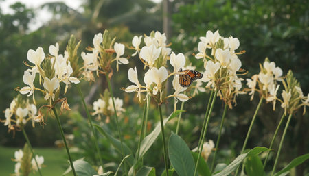 Floral Nature Photography with Natural Backgroundの写真素材