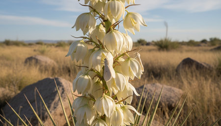 Floral Nature Photography with Natural Backgroundの写真素材