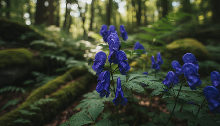 Floral Nature Photography with Natural Backgroundの写真素材