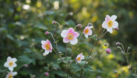 Floral Nature Photography with Natural Backgroundの写真素材