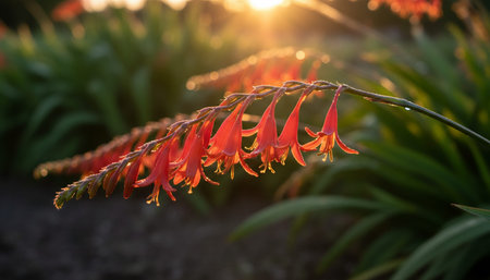 Floral Nature Photography with Natural Backgroundの写真素材