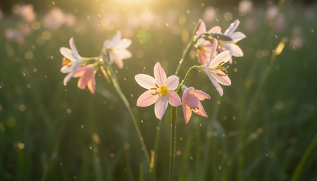 Floral Nature Photography with Natural Backgroundの写真素材