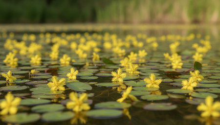 Floral Nature Photography with Natural Backgroundの写真素材