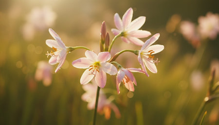 Floral Nature Photography with Natural Backgroundの写真素材