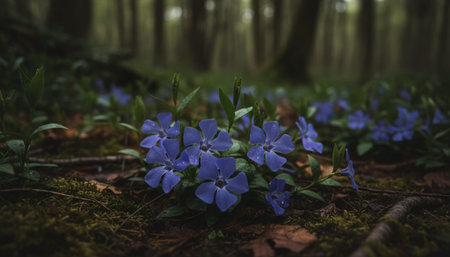 Floral Nature Photography with Natural Backgroundの写真素材