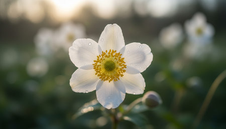 Floral Nature Photography with Natural Backgroundの写真素材