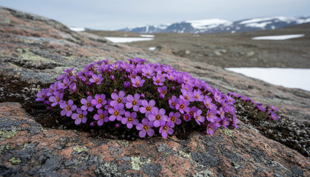 Floral Nature Photography with Natural Backgroundの写真素材