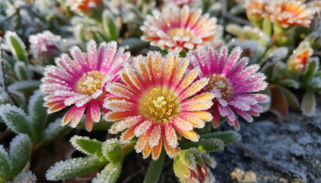 Floral Nature Photography with Natural Backgroundの写真素材