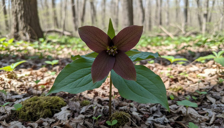 Floral Nature Photography with Natural Backgroundの写真素材