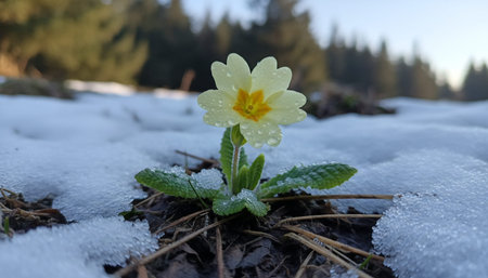 Floral Nature Photography with Natural Backgroundの写真素材