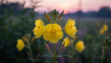 Floral Nature Photography with Natural Backgroundの写真素材