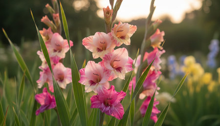 Floral Nature Photography with Natural Backgroundの写真素材