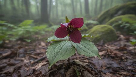 Floral Nature Photography with Natural Backgroundの写真素材