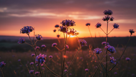 Floral Nature Photography with Natural Backgroundの写真素材