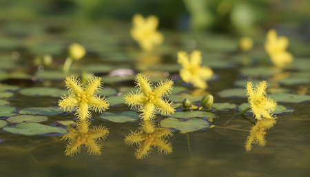 Floral Nature Photography with Natural Backgroundの写真素材