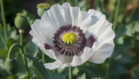Floral Nature Photography with Natural Backgroundの写真素材