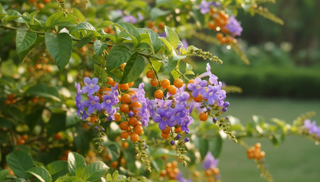 Floral Nature Photography with Natural Backgroundの写真素材