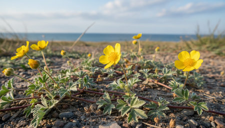 Floral Nature Photography with Natural Backgroundの写真素材