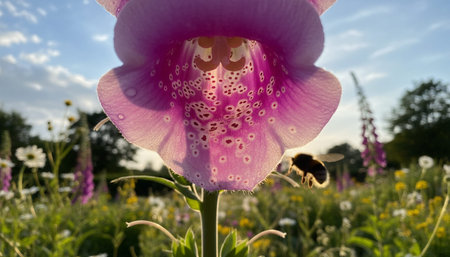 Floral Nature Photography with Natural Backgroundの写真素材