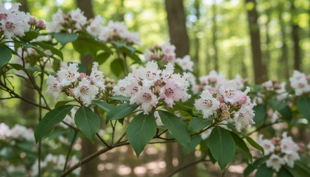 Floral Nature Photography with Natural Backgroundの写真素材