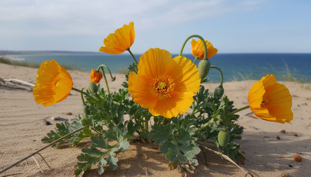 Floral Nature Photography with Natural Backgroundの写真素材