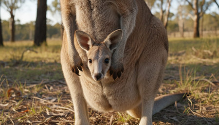 Wildlife Photography with Natural Backgroundの写真素材